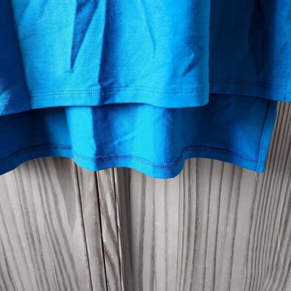 Anthropologie Sarah Liller SF New With Tags Felicity Shirt Dress Size M Blue - Picture 7 of 9